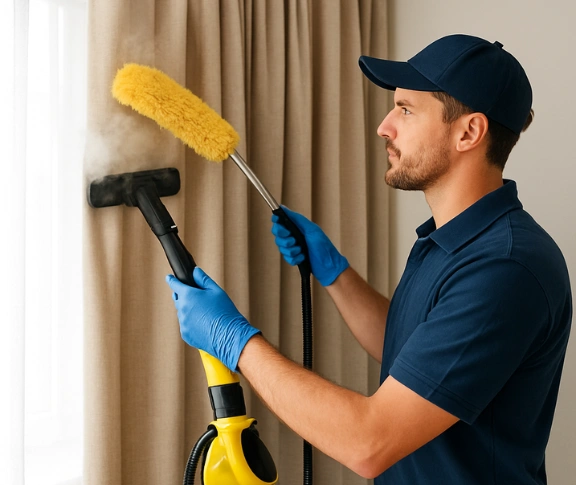 Trusted blind cleaning technician Matty Curtain Cleaning balwyn-vic QLD