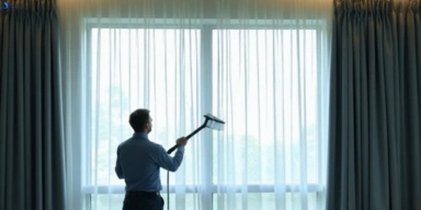 Commercial curtain steam cleaning service balwyn-vic hotels offices