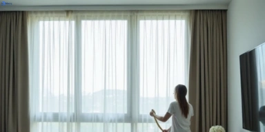 Delicate sheer drape cleaning balwyn-vic Matty Curtain Cleaning