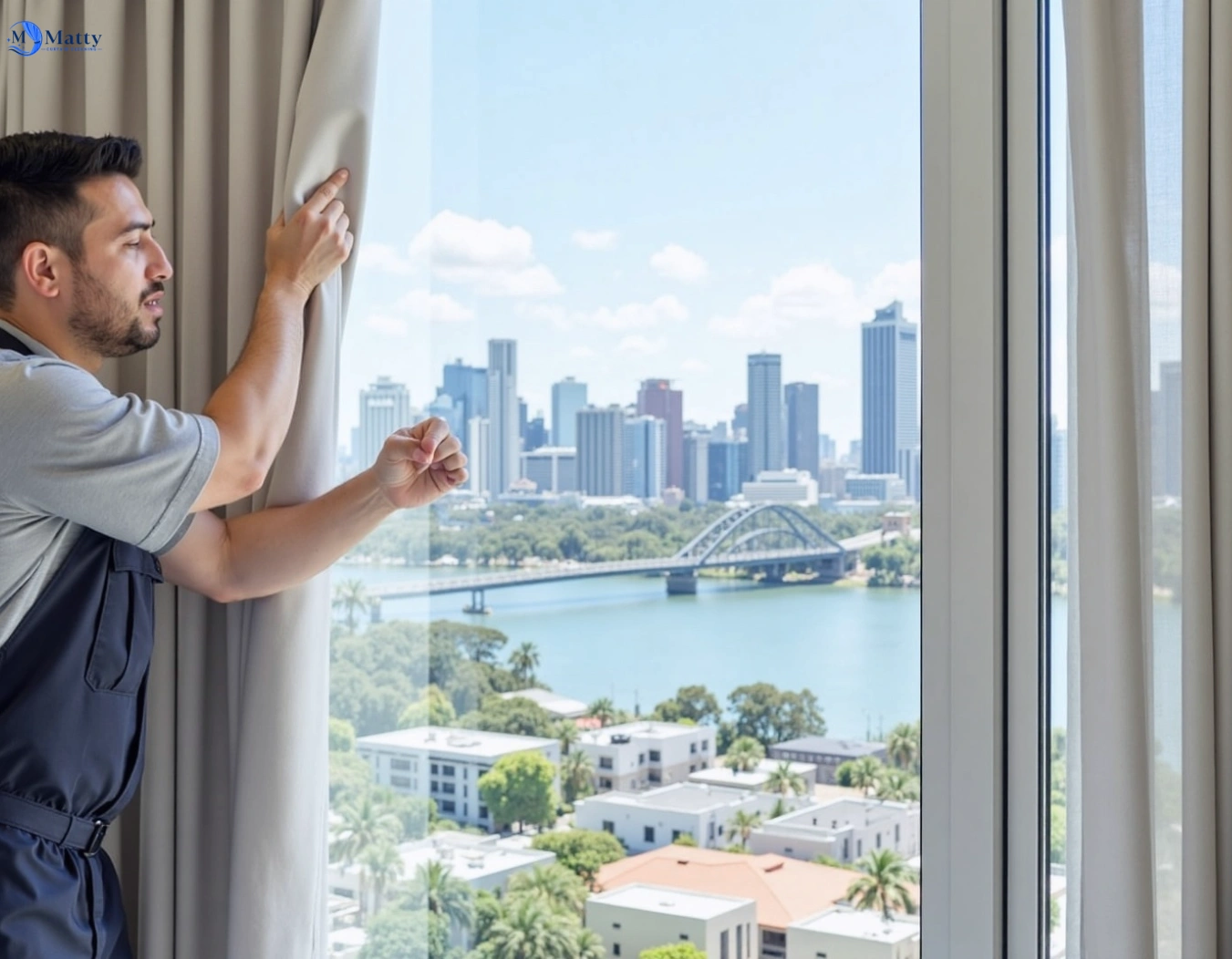 Professional curtain steam cleaning service balwyn-vic QLD by Matty Curtain Cleaning