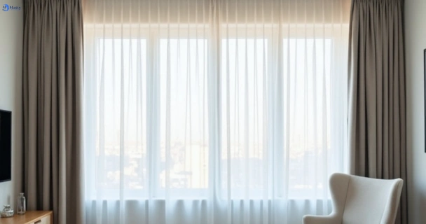 Freshly steam cleaned curtains in balwyn-vic QLD